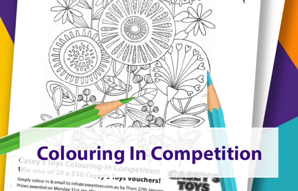 Casey's Toys: Colouring In Competition Starts Now